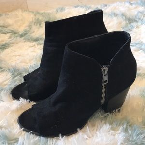 Black booties by Carlos Santana size 8.5